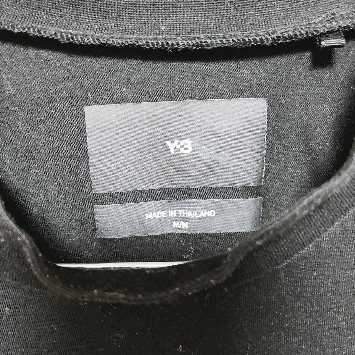 【人気デザイン】Y-3 Tシャツ 3ストライプ 半袖 トップス M