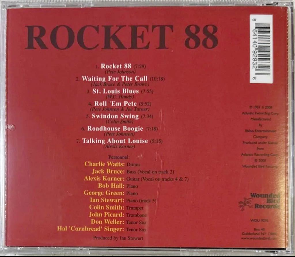 Charlie Watts, Jack Bruce 他が参加！Rocket 88