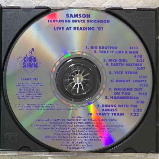 SAMSON featuring Bruce Dickinson / サムソン / LIVE AT READING '81_画像5