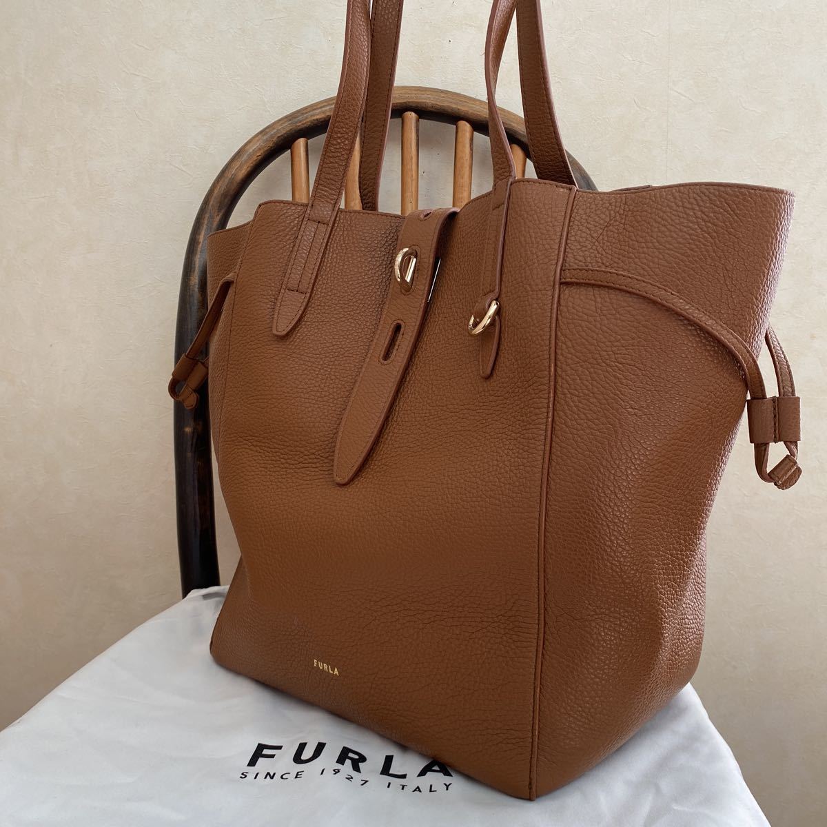 極美品 FURLA (フルラ) NET Ｌトートバッグ｜Yahoo!フリマ（旧PayPay