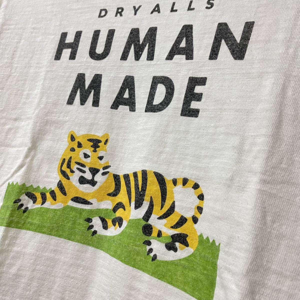 正規品 美品 HUMAN MADE T-SHIRT #2310 Whiteヒューマン メイド Tシャツ #2310 ホワイト Mサイズ トラ タイガー アニマルの画像4