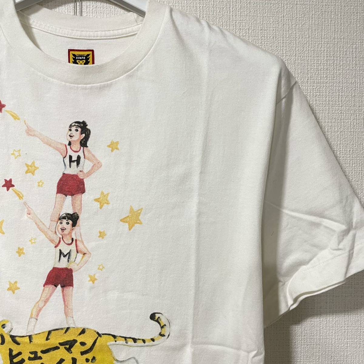 希少 正規品 美品 HUMAN MADE KEIKO SOOTOME T-SHIRT #3 ヒューマンメイド Mサイズ ホワイト Tシャツ トラ_画像3