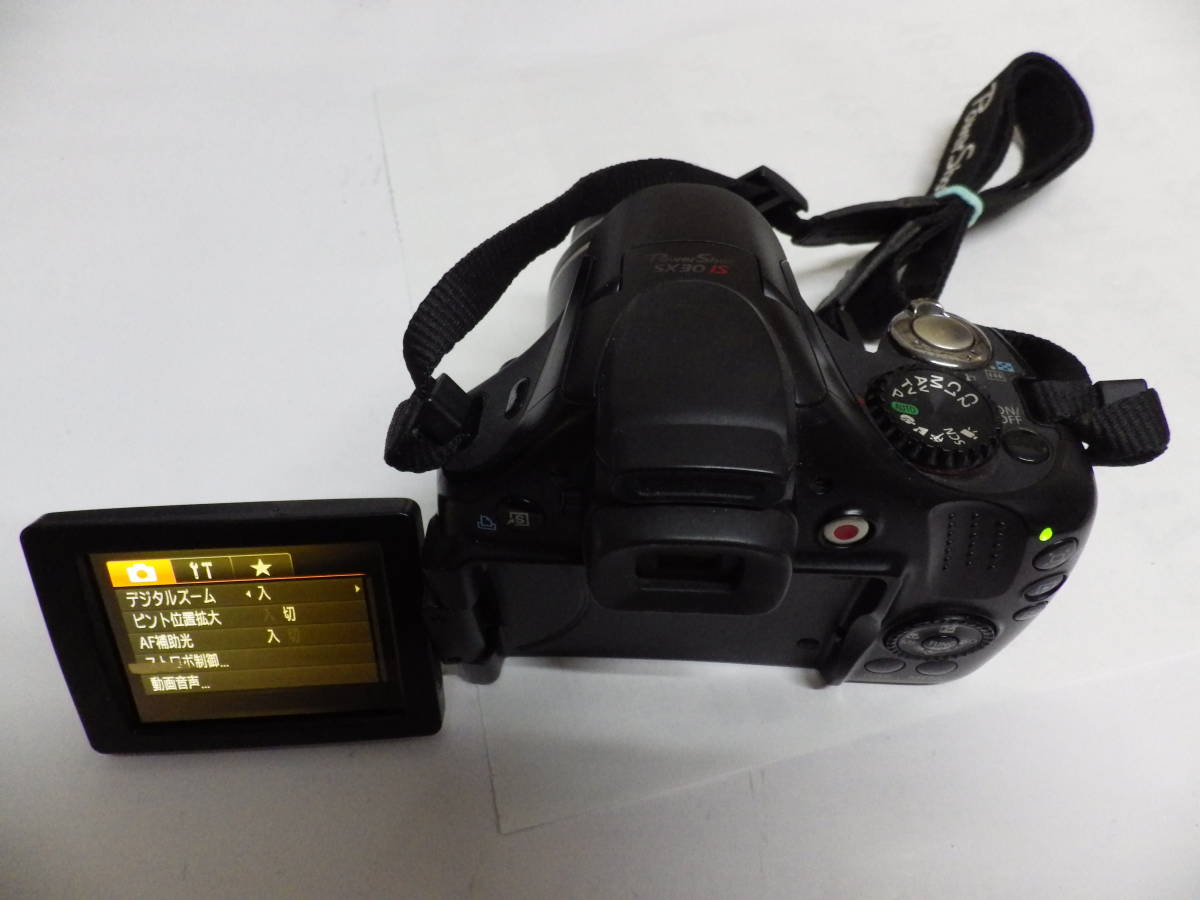 ★中古美品 Canon キヤノン パワーショットSX30is ◆手振れ補正◆光学35倍◆バリアングル液晶◆24-840mm◆動作確認済★_画像4