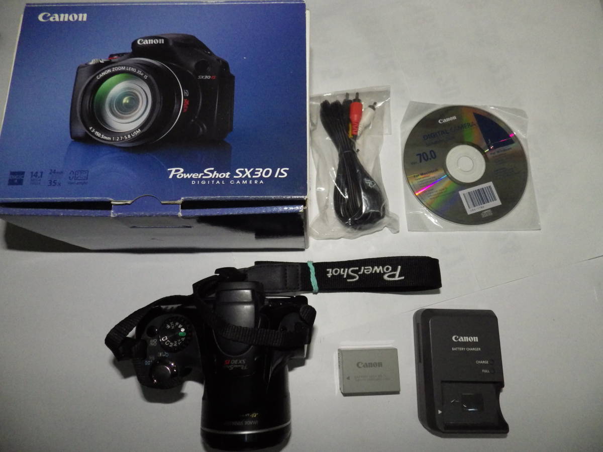 ★中古美品 Canon キヤノン パワーショットSX30is ◆手振れ補正◆光学35倍◆バリアングル液晶◆24-840mm◆動作確認済★_画像8