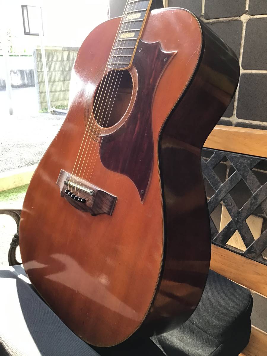 レトロ ジャパン ビンテージ アンティーク Vintage 1970's Ensenada FG-43 Acoustic Guitar Made In Japan_画像9