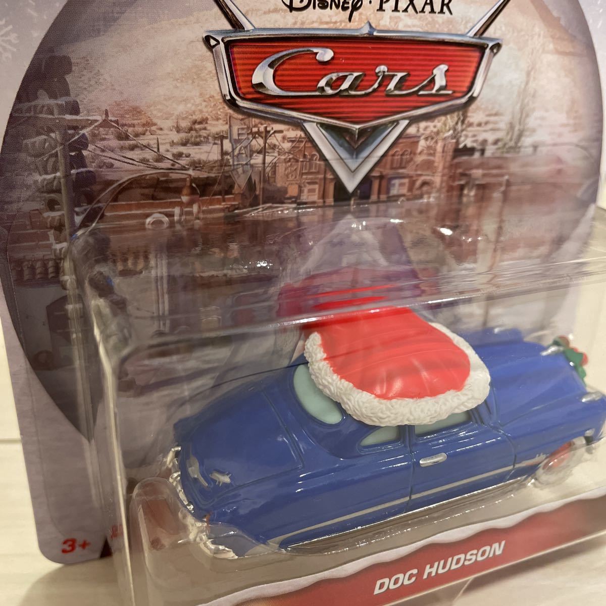 マテル カーズ　WINTERTIME ドック　ハドソン ウィンタータイムシリーズ　DOC HUDOSON ミニカー キャラクターカー　CARS MATTEL クリスマス_画像4