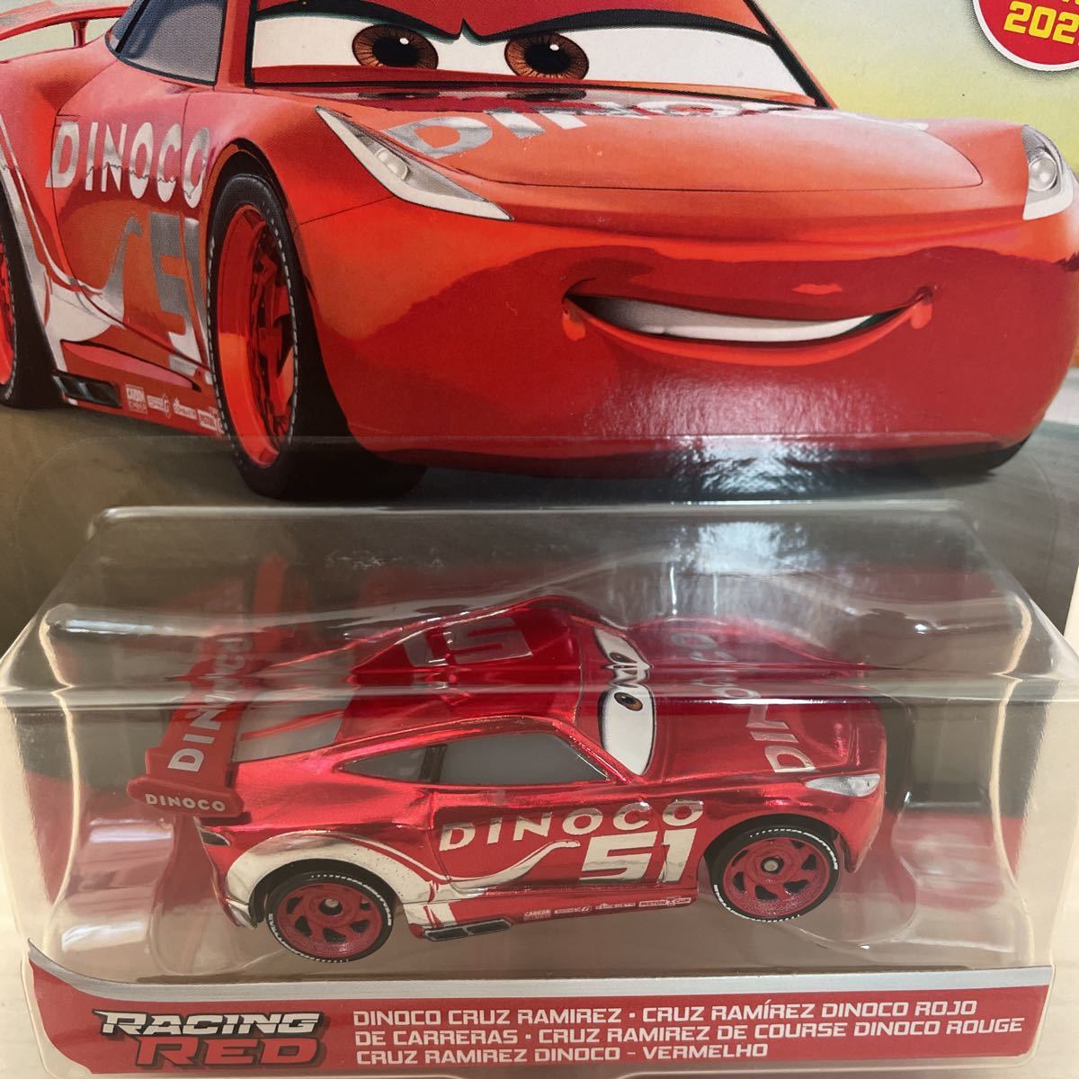 マテル カーズ　RACING RED DINOCO CRUZ RAMIREZ レーシングレッド ダイナコ クルーズ ラミレス　MATTEL CARS ミニカー キャラクターカー_画像3