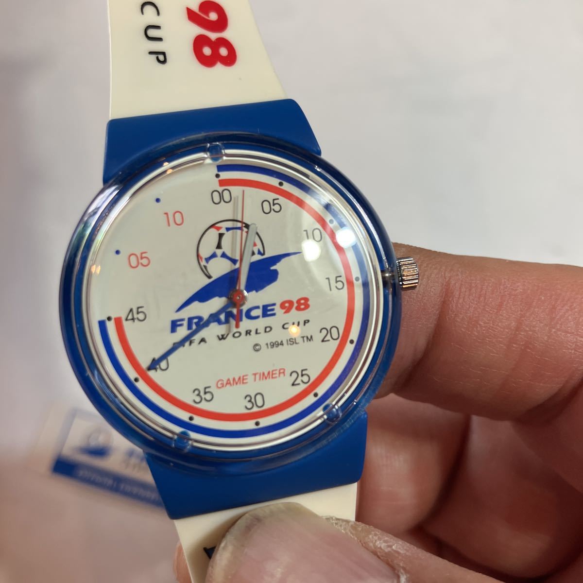 稼動品　腕時計　1998FIFA WORLD CUP FRANCE 新品　未使用　美品 ケース、説明書付き_画像4