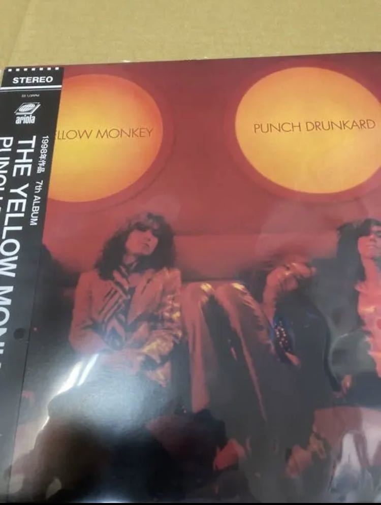 即決 THE YELLOW MONKEY PUNCHDRUNKARD限定盤レコード新品未開封_画像1