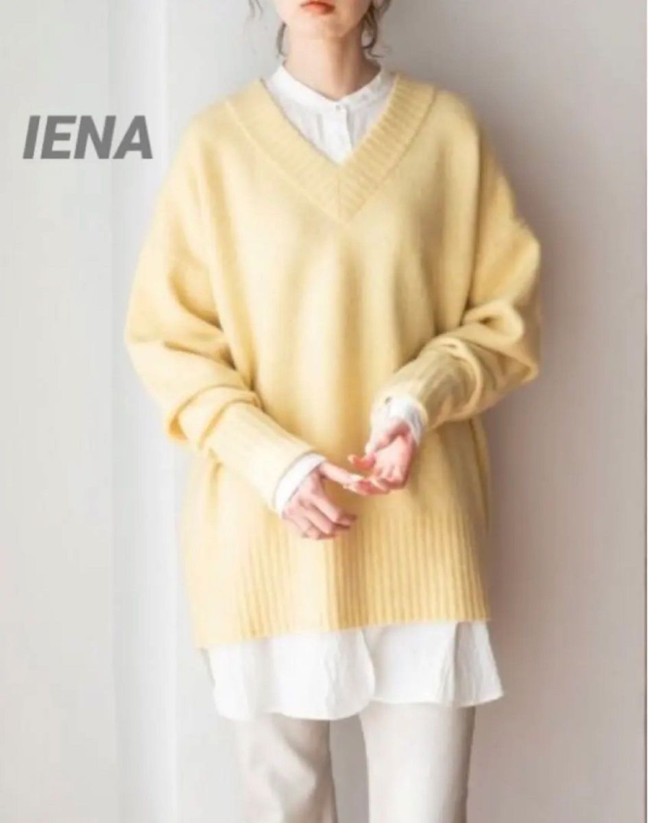 IENA イエナ ストレッチウールVネックプルオーバー ニット IENA イエナ ストレッチウールVネックプルオーバー ニット