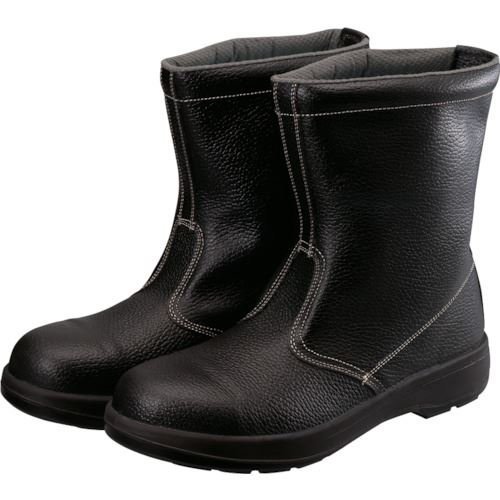 シモン ２層ウレタン底安全半長靴 ２６．０ｃｍ ブラック [AW44BK26.0]