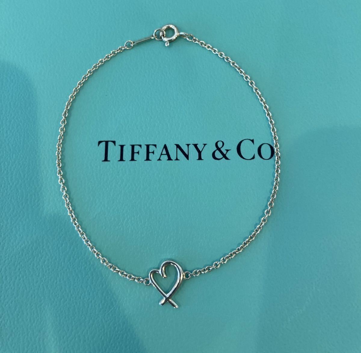 ◎付属品ナシ◎ 新品 正規品 ティファニーアンドコー TIFFANY&Co. ブレスレット ラヴィングハート　スターリングシルバー ハート シルバー