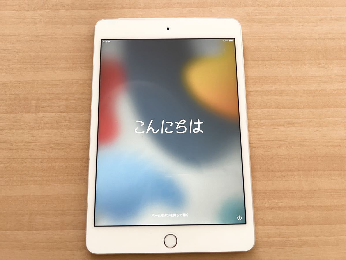 ★Apple iPad mini4 シルバー　WiFi+Cellular SIMフリー 64gb★