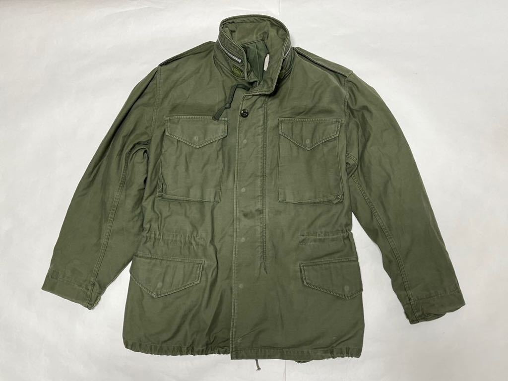 珍しい 希少Sサイズ 70年製 米軍実物 M-65 2nd 移行期? フィールド