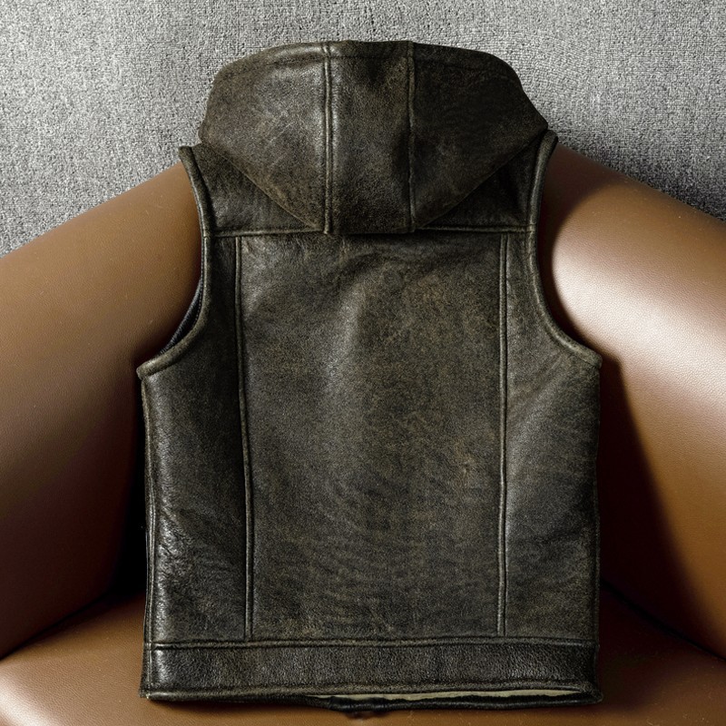 贅沢品 本革 毛皮一体 フードつき コート 羊革 ムートン 防寒服 S~5XL
