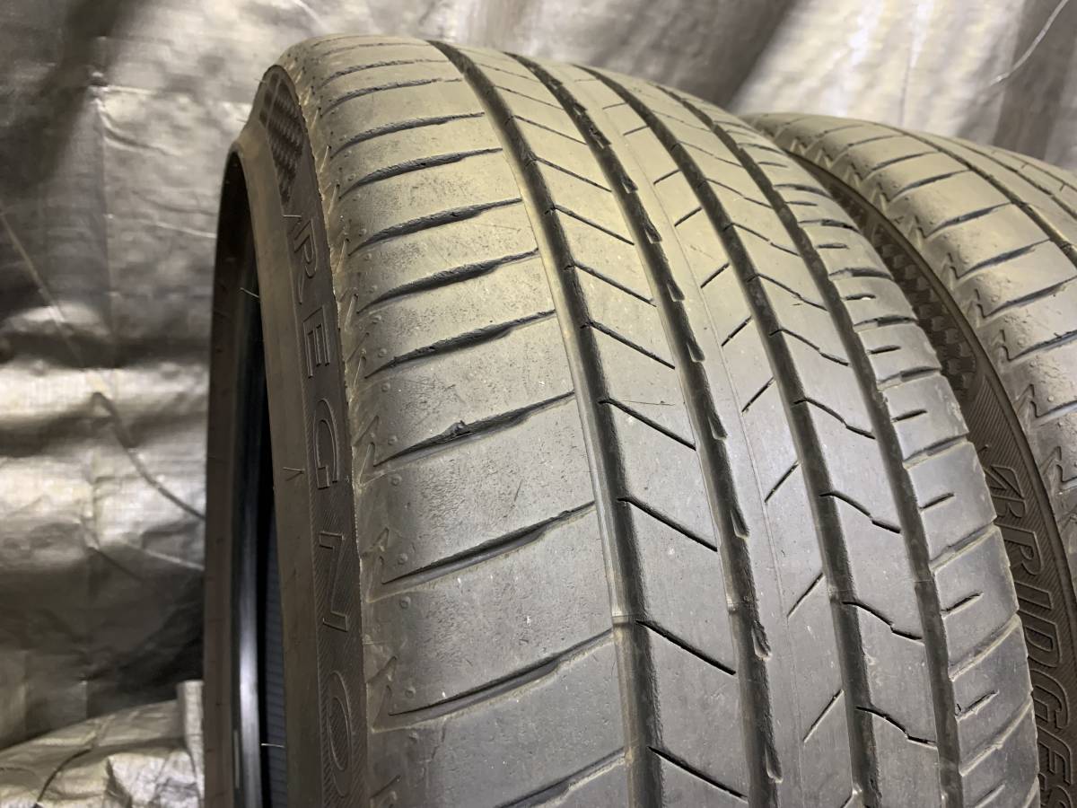 バリ溝 ブリヂストン 225/45R18 REGNO GR001 2本セット 中古タイヤ 225/45-18 クラウン プリウスα オデッセイ レヴォーグ_画像3