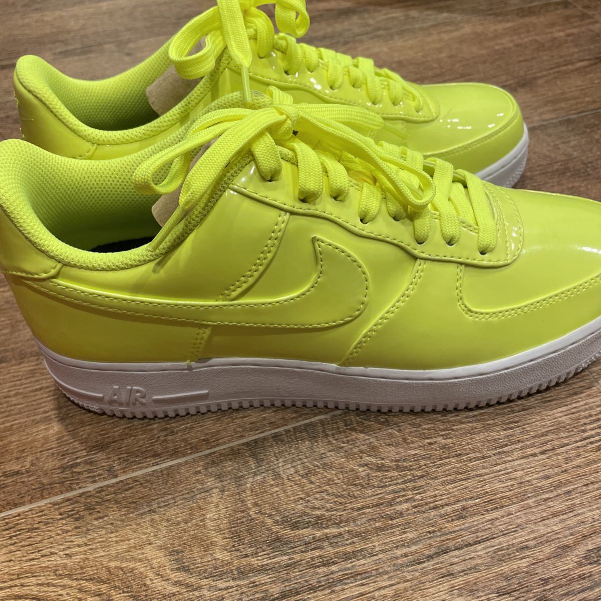 未使用NIKE エアフォースワン 1 27cm蛍光AIR FORTH 1 レアカラー Yahoo