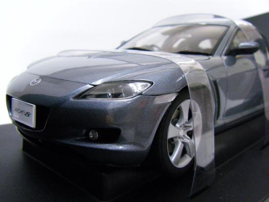 【未使用】◆◆ AUTO art 1:18 ◆◆ MAZDA RX-8 2003’ ( RH DRIVE ) ( TITANIUM GRAY ) ◆ オートアート75928 ◆ No9007