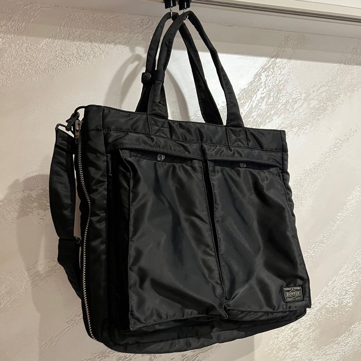 即決】美品 PORTER ポーター タンカー 吉田カバン 2WAYトートバッグ