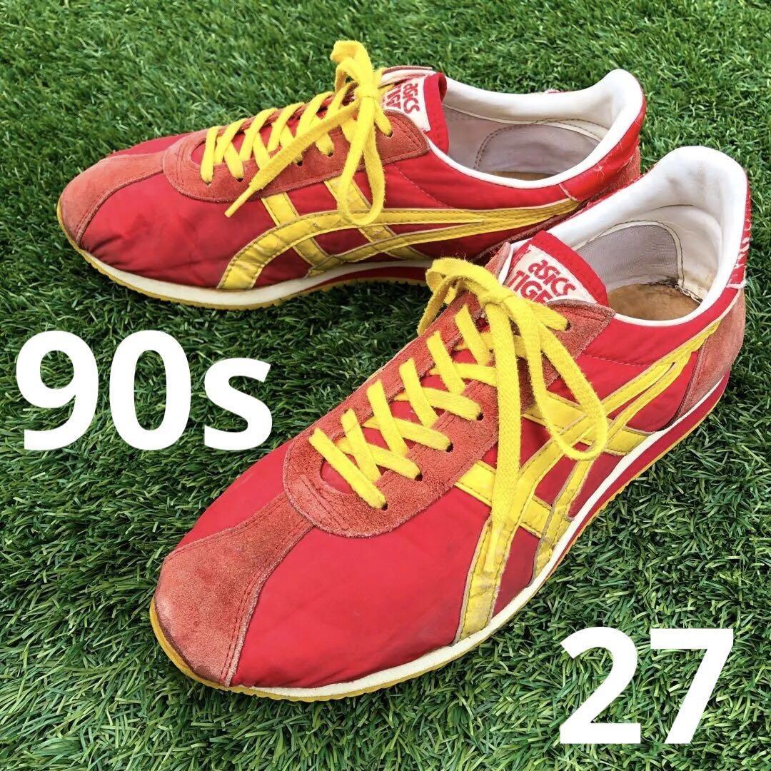 90s 日本製 27cm asics TIGER MONTREAL Ⅳ TFW003 アシックスタイガー