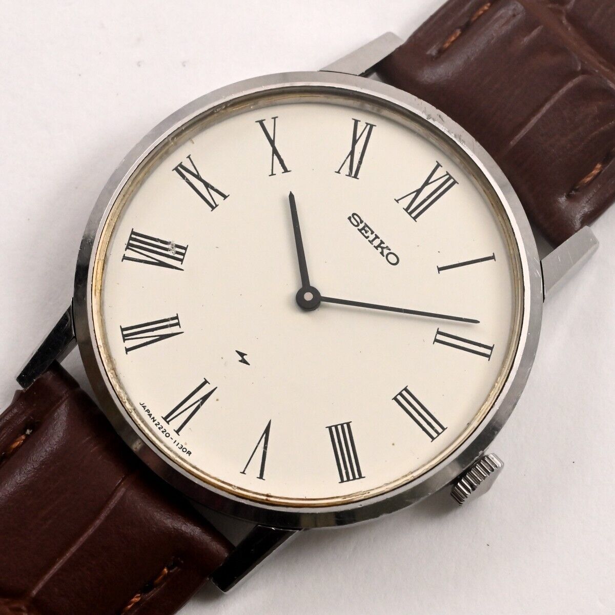 動作良好】セイコー シャリオ アンティーク 腕時計 1974年 手巻き メンズ-