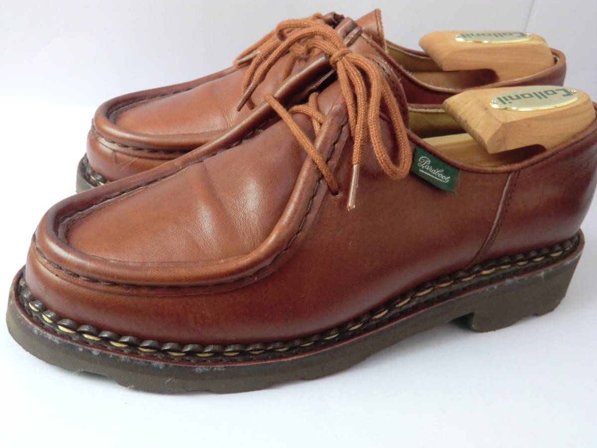 美品　貴重　パラブーツ　Paraboot 　靴　レディース　Michael 　ミカエル　マロン　Marron 3.5 　リスレザー　チロリアンシューズ　小さめ_画像1