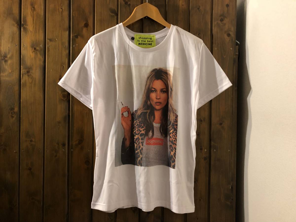 新品●ケイトモス　フォトプリントTシャツ［L］●ファッション・スーパーモデル/セレブ/KATE MOSS_画像1