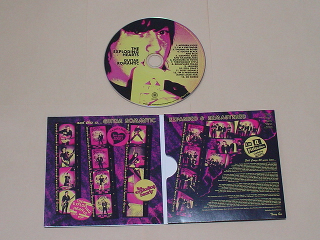 70'S STYLE PUNK：EXPLODING HEARTS / GUITAR ROMANTIC(ボーナストラック収録,THE CRY!,GENTLEMEN JESSE,紙ジャケ盤)_画像3