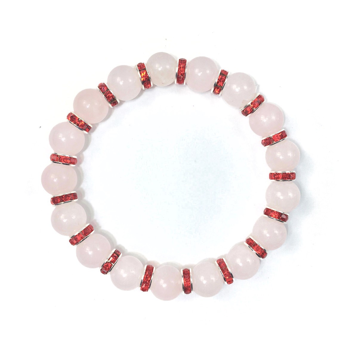  rose quartz Power Stone bracele natural stone breath 10mm men's * lady's ( long Dell : red ) better fortune .. beads breath 