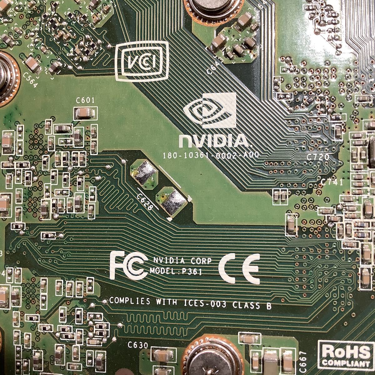 NVIDIA GeForce P361 中古品グラフィックボード動作未確認ジャンクです。_画像3