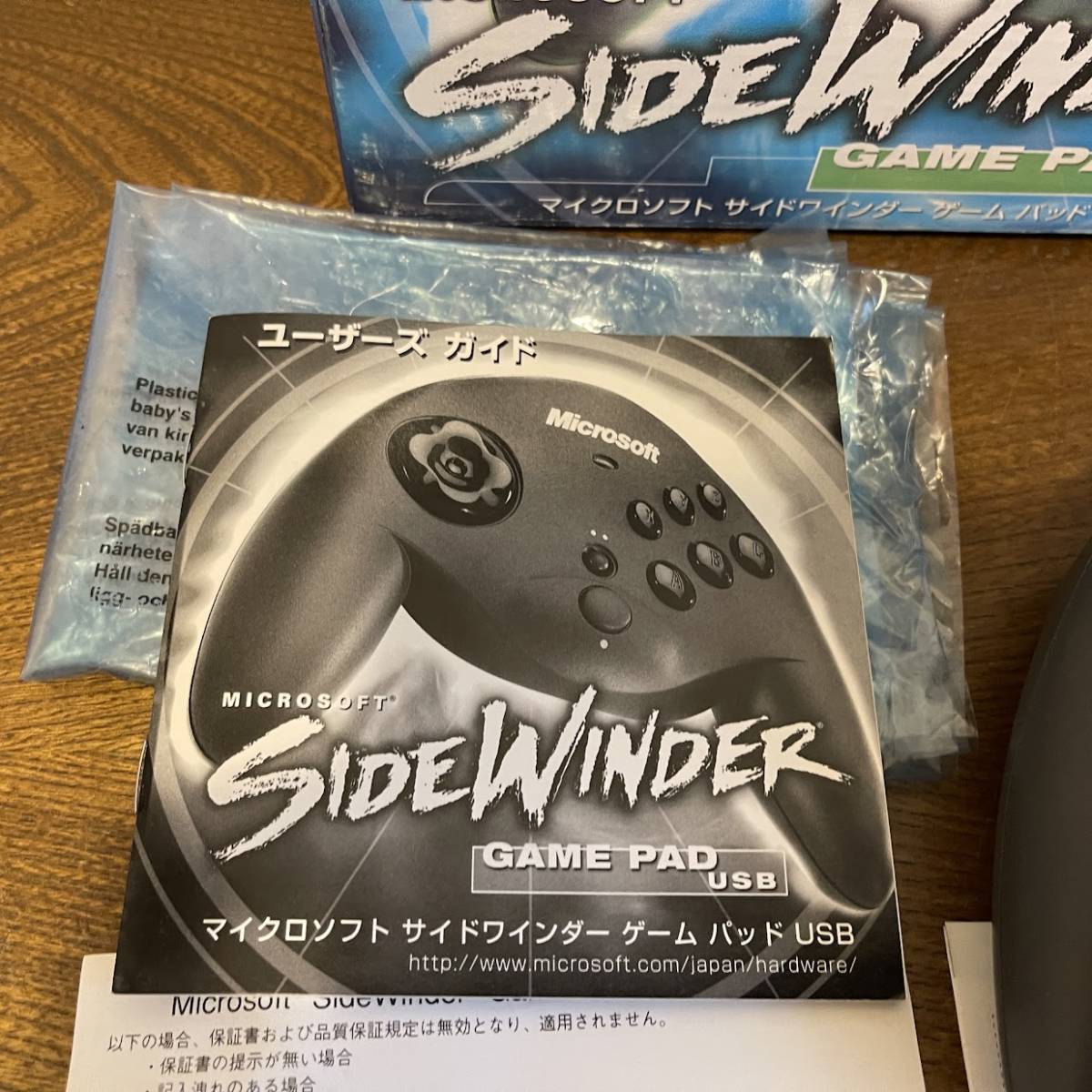 [ коробка мнение имеется * Junk ] Microsoft SideWinder Game Pad USB*0701 Part No. X08-40342