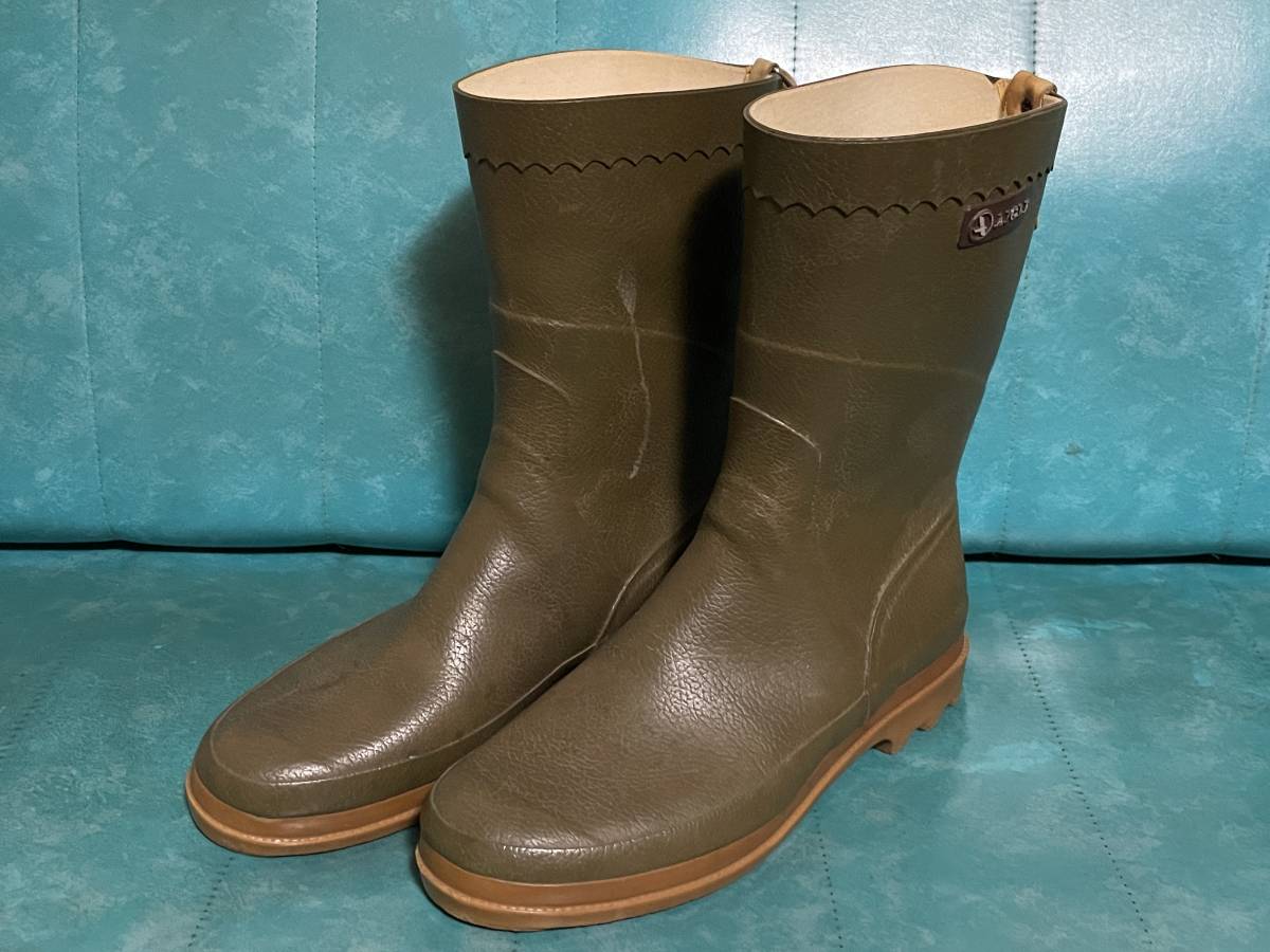 てなグッズや エーグル AIGLE フランス製 ビンテージ 長靴 キャンプ