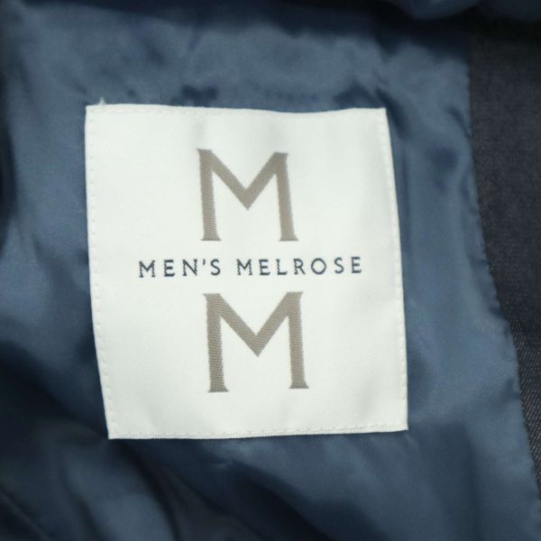 20aw MEN\'S MELROSE мужской Melrose осень-зима Denim T400 автомобиль n пятно -* воротник-стойка блузон жакет Sz.4 мужской C3T07911_9#N