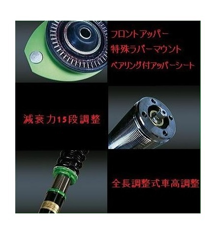 ◎Kei-Zone 慶虎 車高調 サスペンションKIT-A アクティトラック HA8(2WD)_画像2