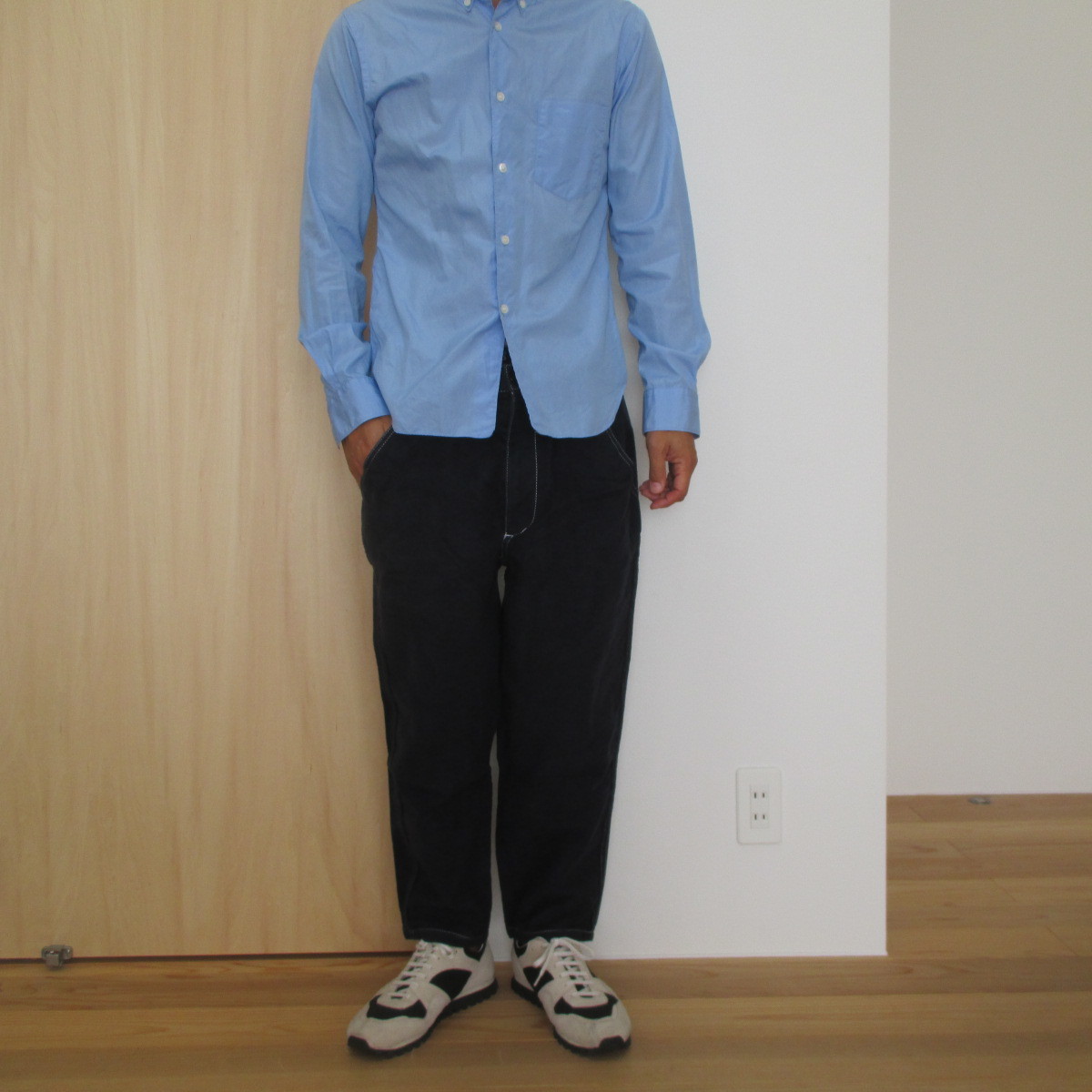 COMME des GARCONS SHIRT コットンワークパンツ ネイビー S