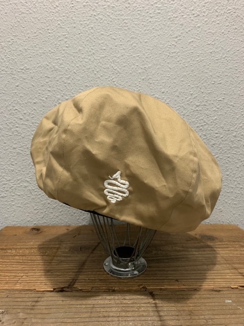 着用数回 ALDIES Bobby Beret BEIGE アールディーズ ボビーベレー ベレー帽 抗菌・抗ウイルス性機能素材_画像1