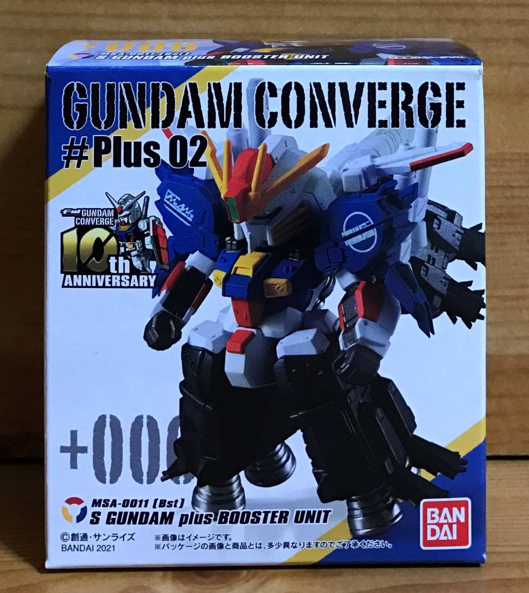 【新品未開封】　ガンダムコンバージ♯Plus02　+006　Sガンダム(ブースター・ユニット装着型)_画像1