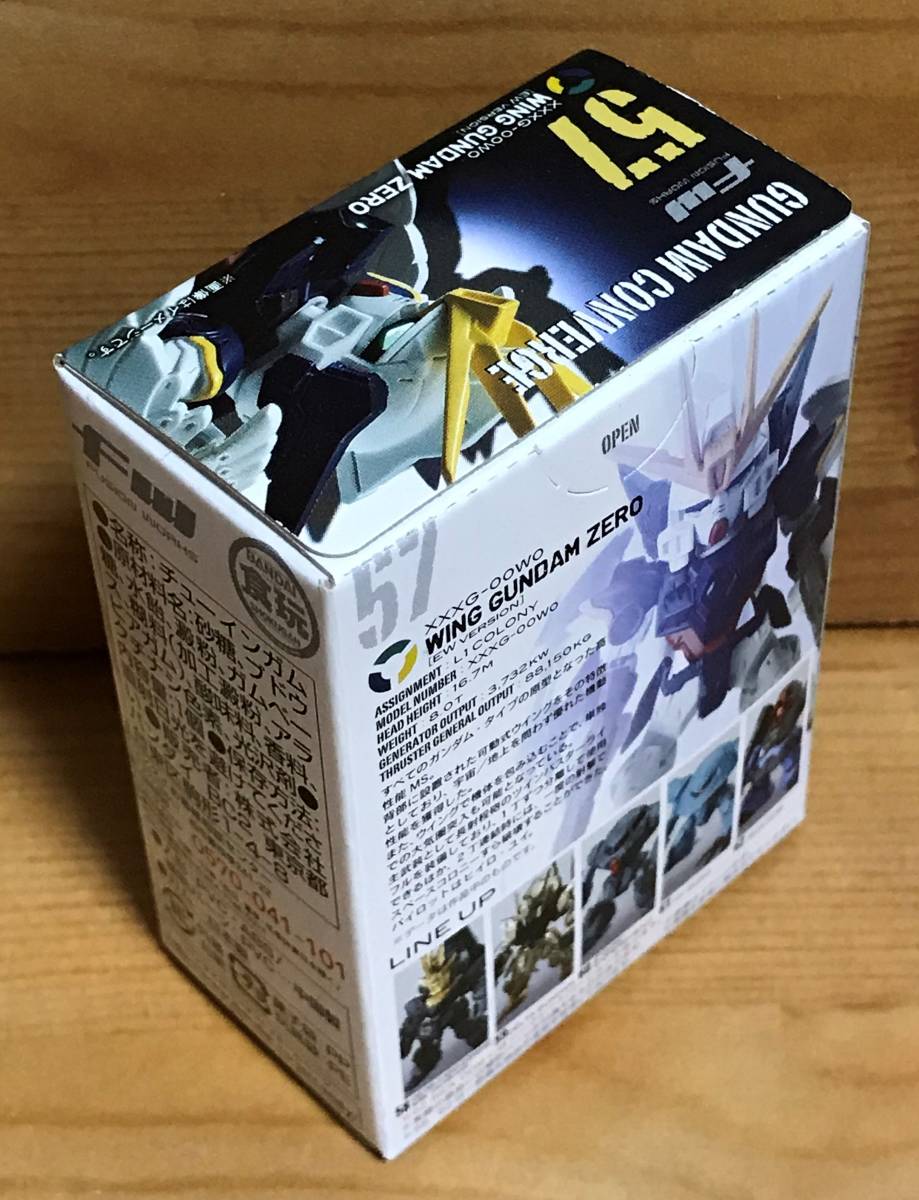 【新品未開封】　ガンダムコンバージ10　57　ウイングガンダムゼロ（ＥＷ版）_画像4