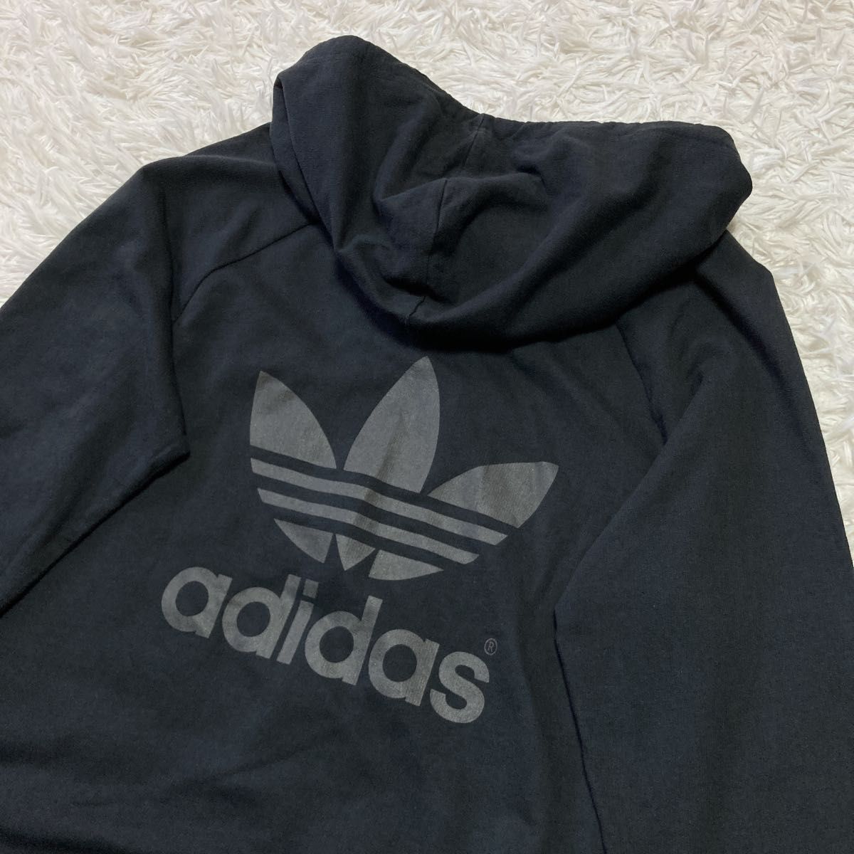 adidas Originals by RITAORA アディダス リタオラ パーカー レントゲン 黒 ジップパーカー