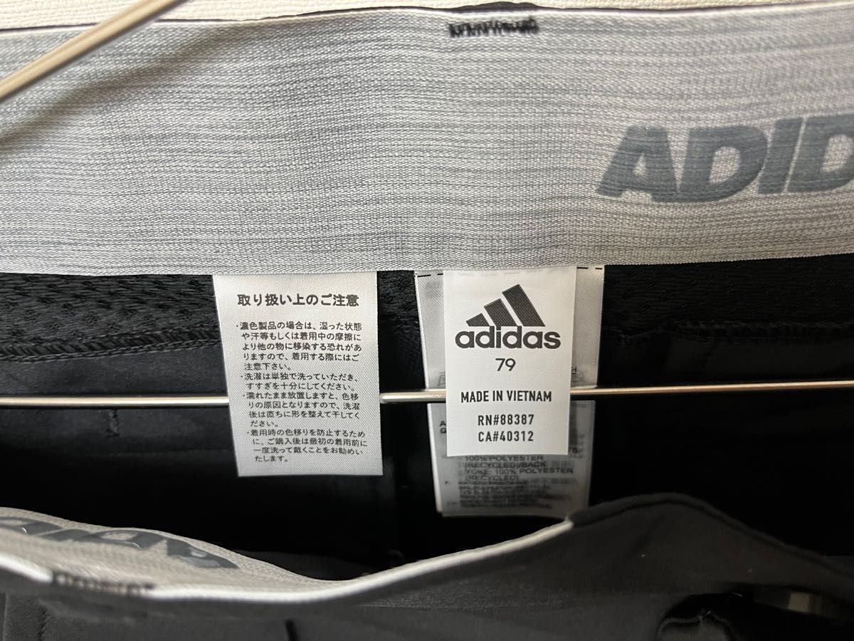 adidas アディダス ゴルフ スリーストライプス クロップドパンツ ブラック