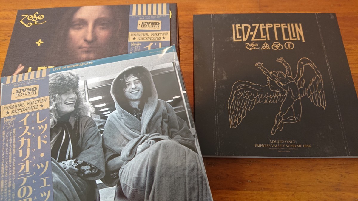  gorgeous booklet attached!!*EMPRESS VALLEY* Led Zeppelin *JESUSi fish net ote. black . 100 .~(6CD BOX)