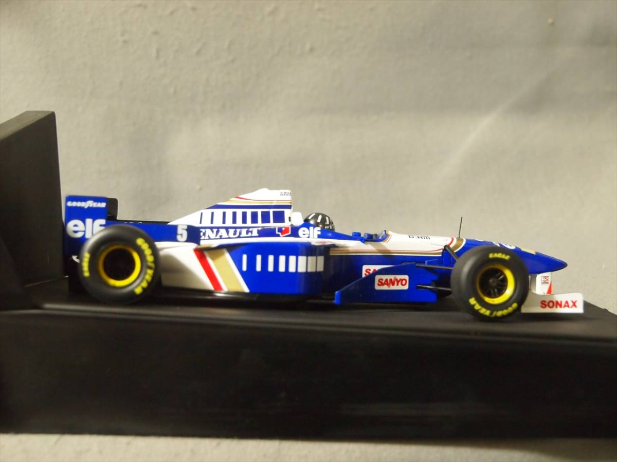 ルノー F1 box 1/18 Williams Renault FW18 1996年F1チャンピオン #5 デーモン・ヒル Minichamps 7711 147 680 【箱痛み】_画像6