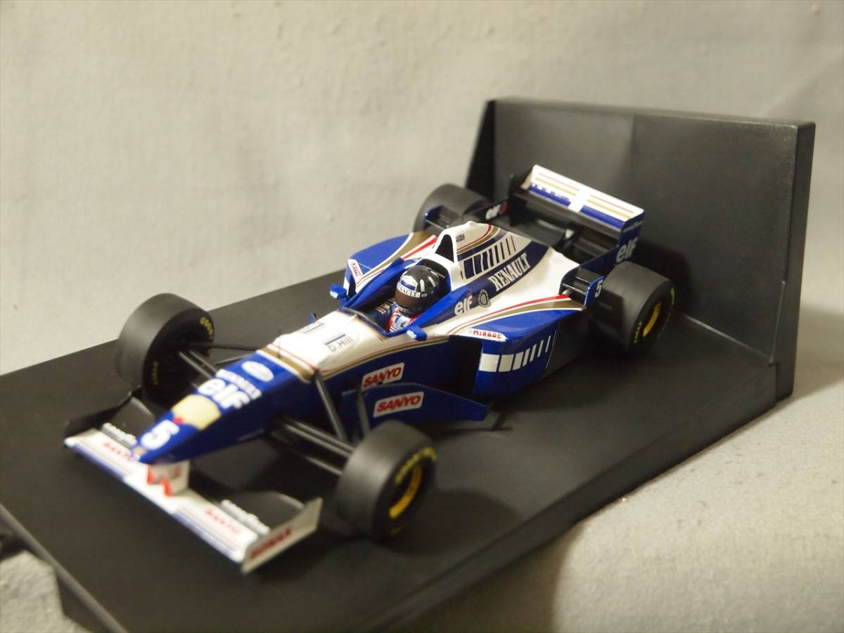 ルノー F1 box 1/18 Williams Renault FW18 1996年F1チャンピオン #5 デーモン・ヒル Minichamps 7711 147 680 【箱痛み】_画像3