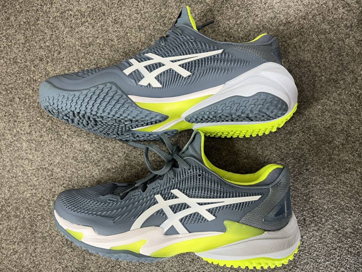 【送料込】asics アシックス テニスシューズ COURT FF 3 OC 27.0cm オムニクレーコート 1041A369-400_画像3