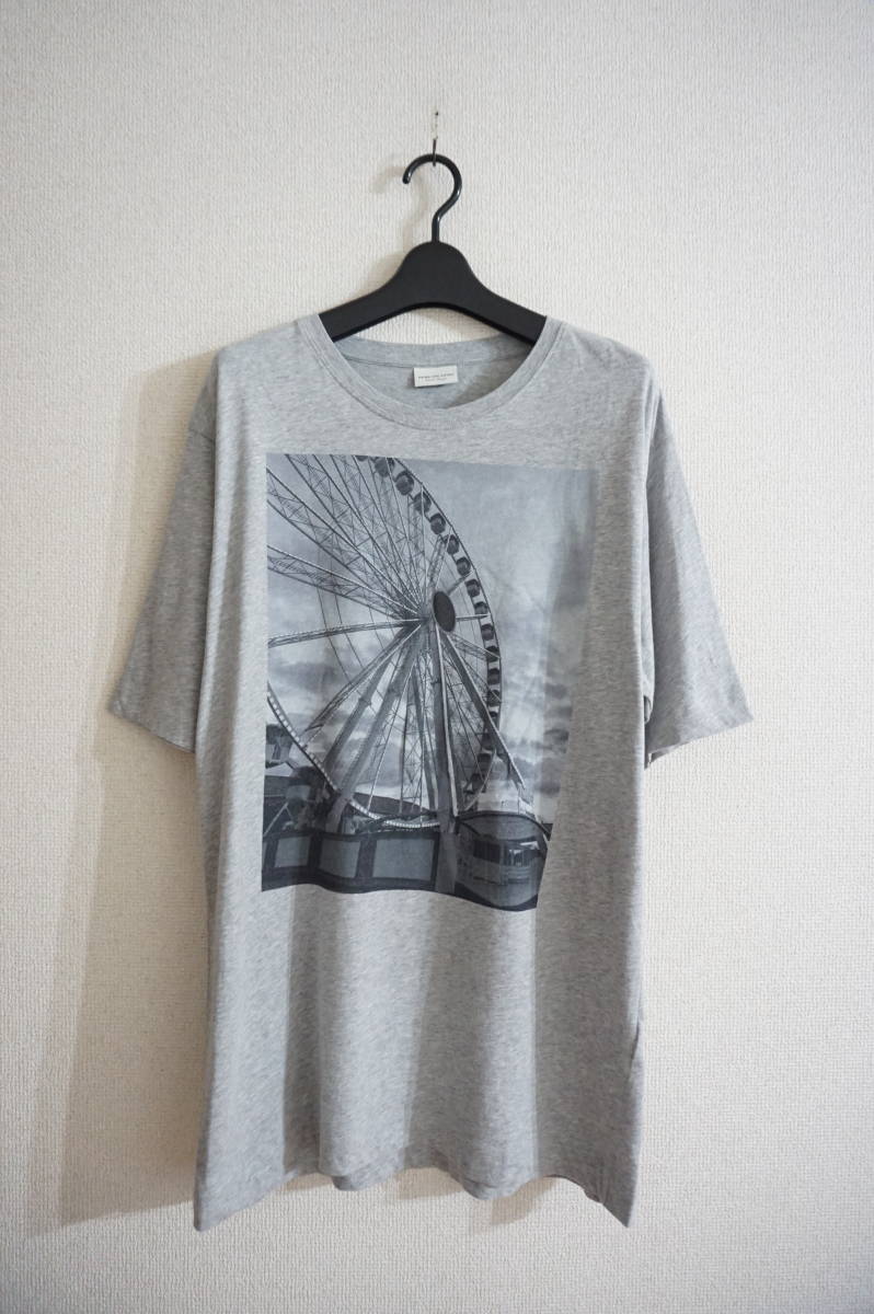 DRIES VAN NOTEN 2022SS フォトプリント バックロゴ Tシャツ ドリスヴァンノッテン XL 観覧車_画像1