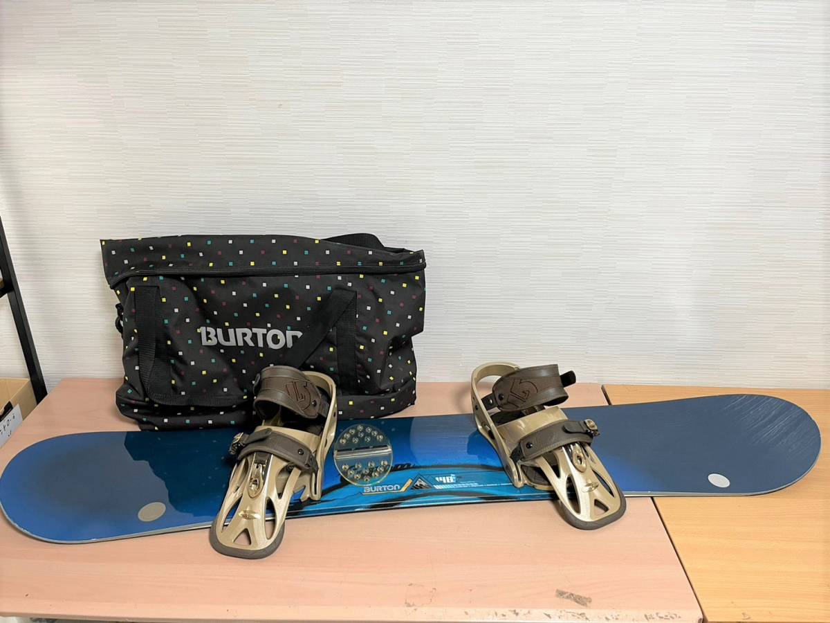 BURTON スノーボード CUSTOM 148cm バインディング付 ケースつき-