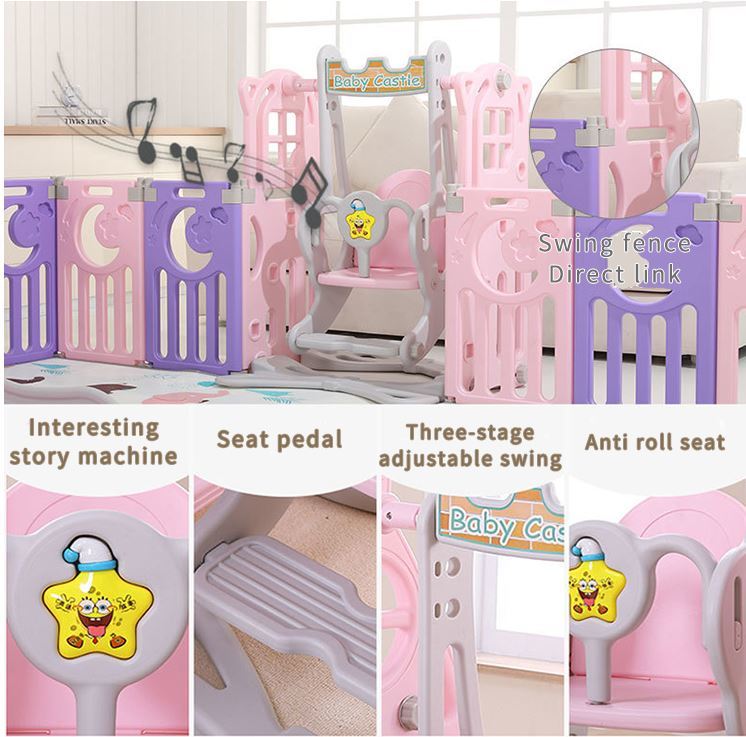  indoor baby game for for children playing place, fence, folding type baby Claw ru mat, multifunction combination toy gift that ①