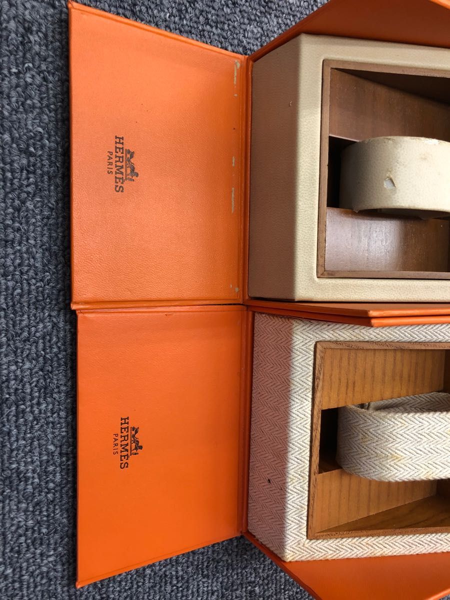 HERMES エルメス 腕時計空箱正規品 箱　ケース　BOX 2個セット