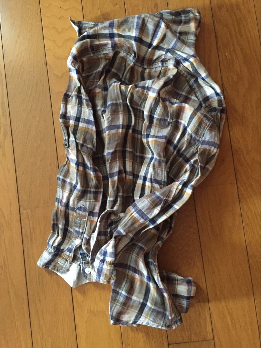 ジャーナルスタンダード リネンシャツ メンズMサイズ 7ぶ丈 美品