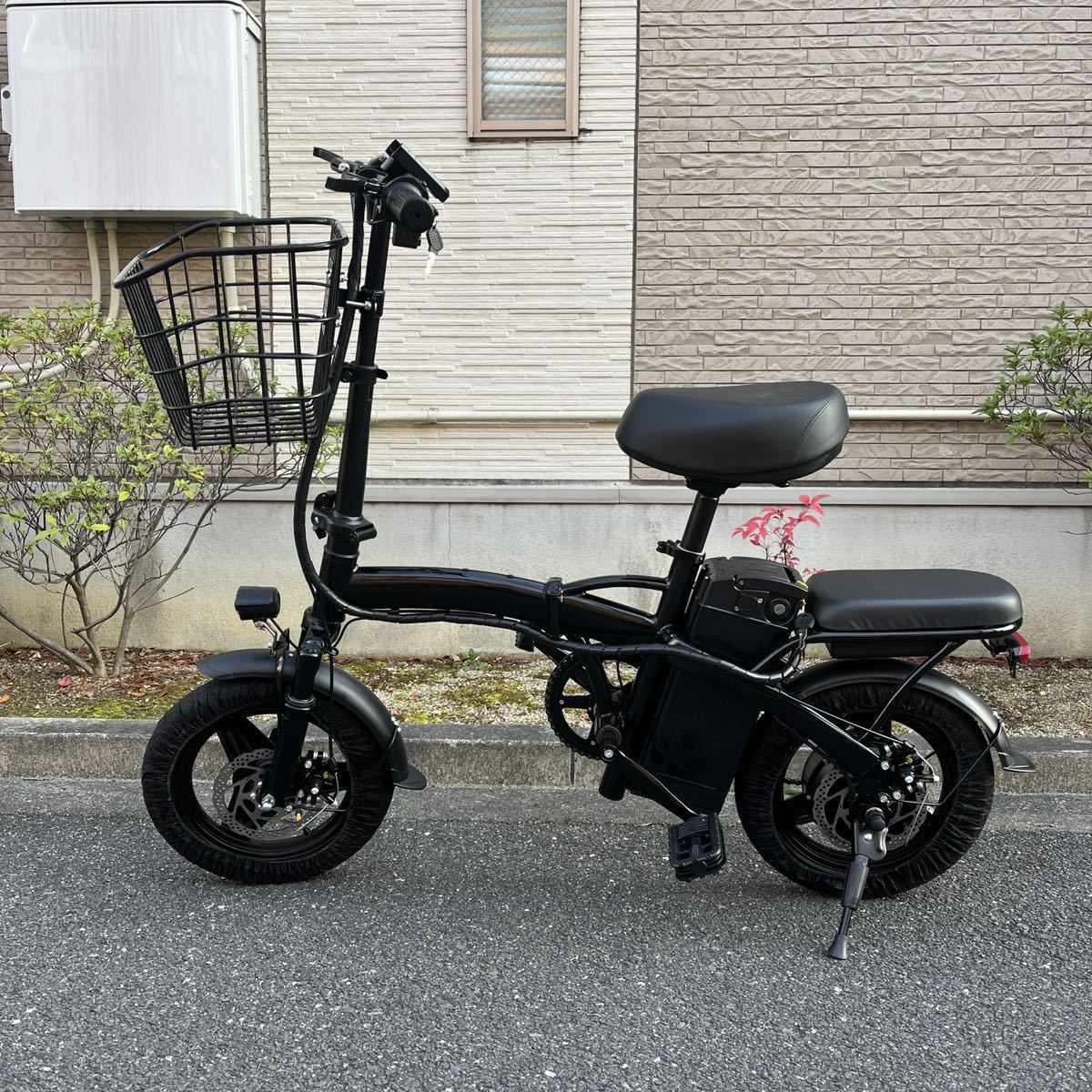 新品 カゴ付 めちゃ速 リミッターカット フル電動自転車 アクセル付